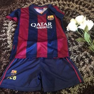 Messi football kids uniform